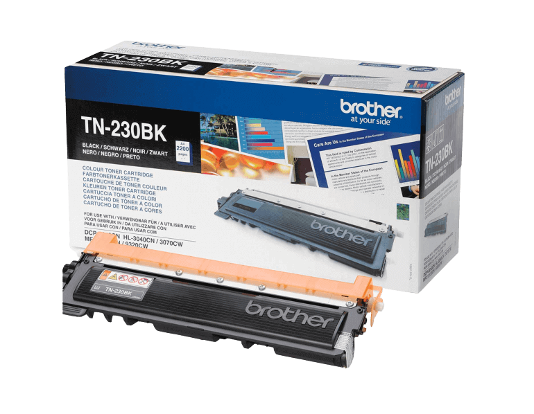 Brother TN230BK sort original toner 2200 sider (TN-230BK)