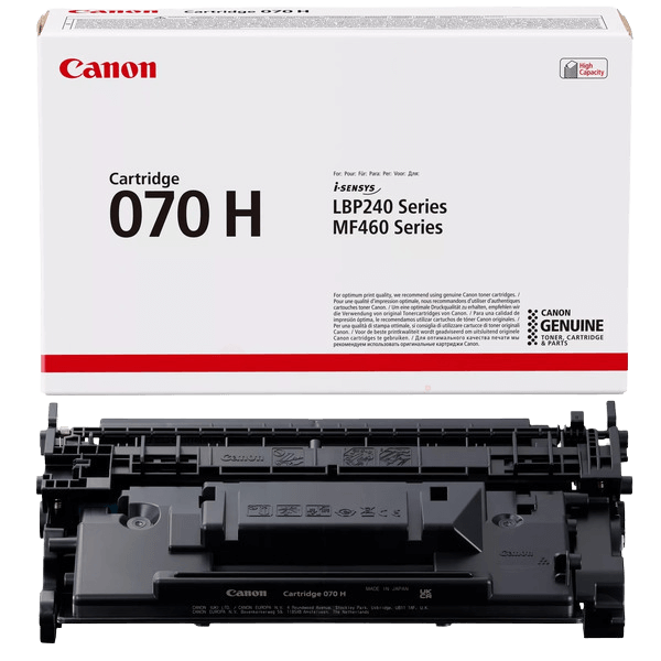Canon 070H XL sort original toner 10200 sider (5640C002)