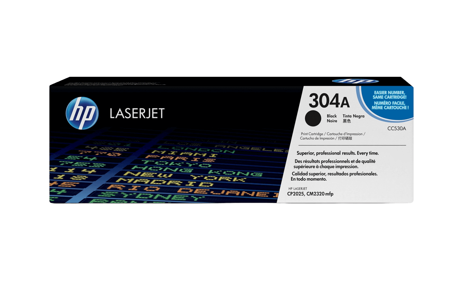 HP 304A XL sort original toner 3500 sider (CC530A)