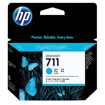 HP 711 XL cyan original blækpatron 87 ml. (CZ134A)