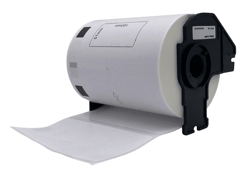 Brother DK11240 102 x 50mm, 600 stk. Hvid kompatibel adresseetiket