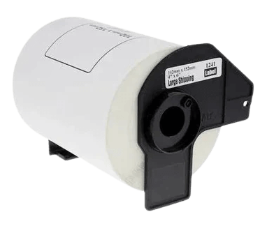 Brother DK11241 102 x 152 mm, 200 stk. Hvid kompatibel adresseetiket (Termisk)