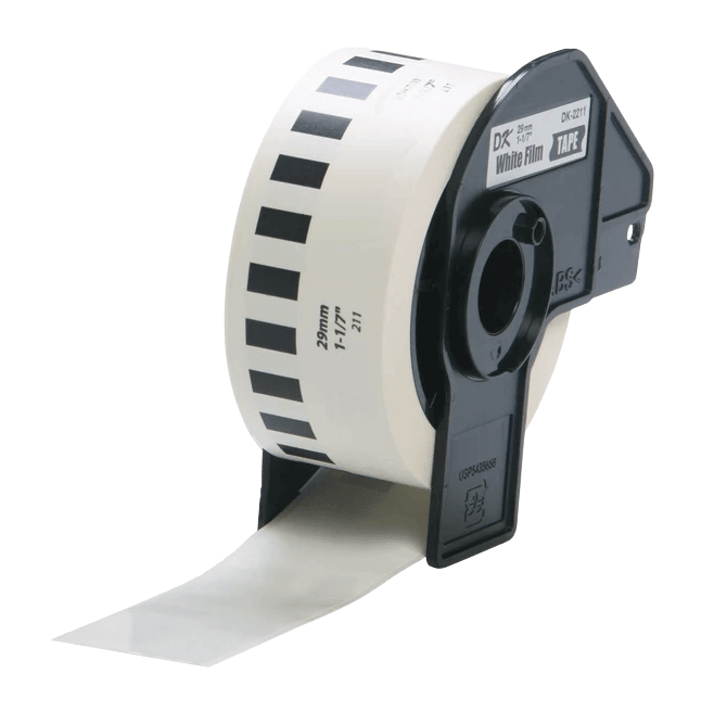Brother DK22211 29mm x 15,24m Hvid kompatibel adresseetiket (Termisk)