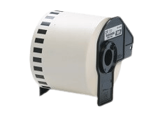 Brother DK44205 62 mm x 30 m Sort tekst / Hvid tape kompatibel tape (DK-44205)