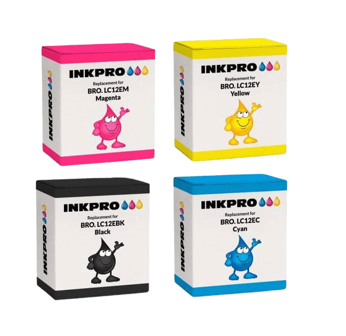 Brother LC12E 4 stk. rabatpakke blækpatron 97 ml. - kompatibel