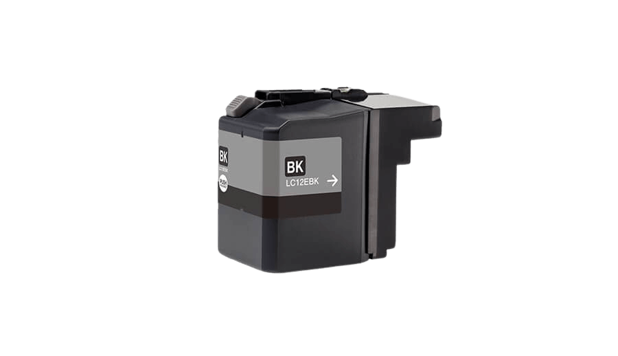 Brother LC12EBK sort kompatibel blækpatron 58 ml. (LC-12EBK)