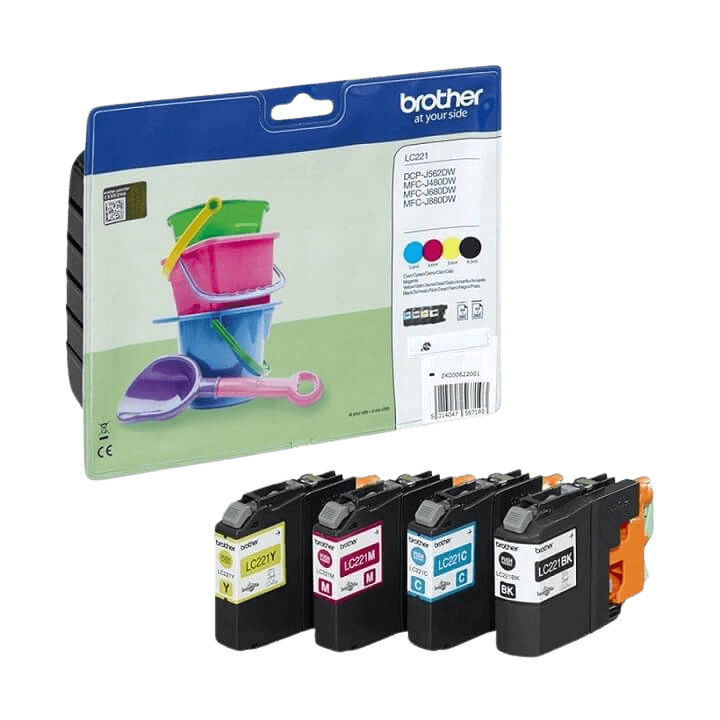 Brother LC221 CMYK original multipack (LC221VALBPDR)