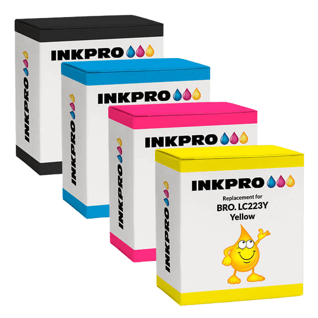 Brother LC223 4 stk. rabatpakke blækpatron 52,8 ml. - kompatibel