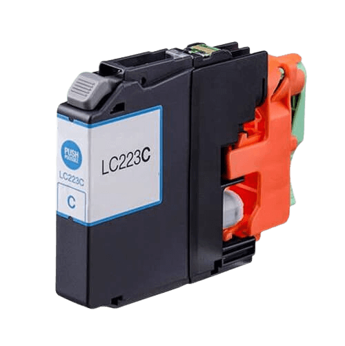 Brother LC223C cyan kompatibel blækpatron 10,6 ml. (LC-223C)