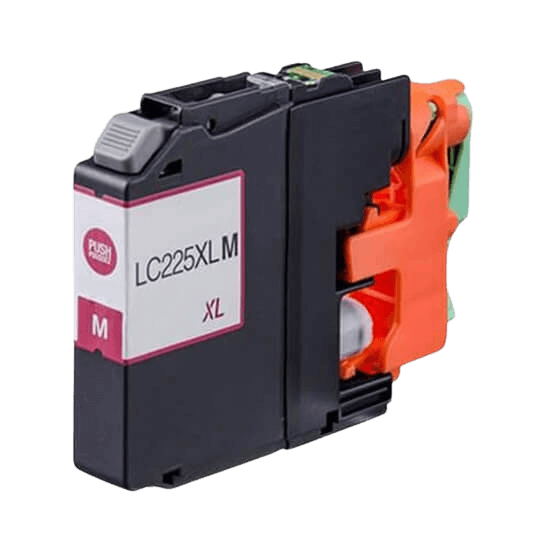 Brother LC225M XL magenta kompatibel blækpatron 17 ml. (LC-225M)