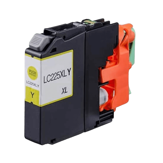Brother LC225Y XL gul kompatibel blækpatron 17 ml. (LC-225Y)