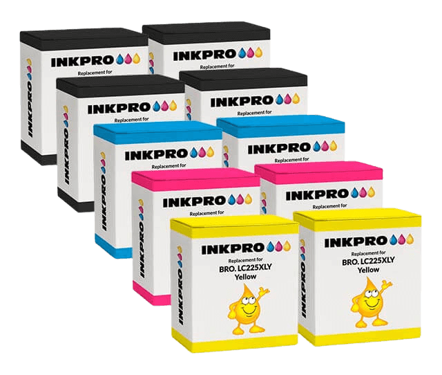 Brother LC227 XL 10 stk. rabatpakke blækpatron 202 ml. - kompatibel