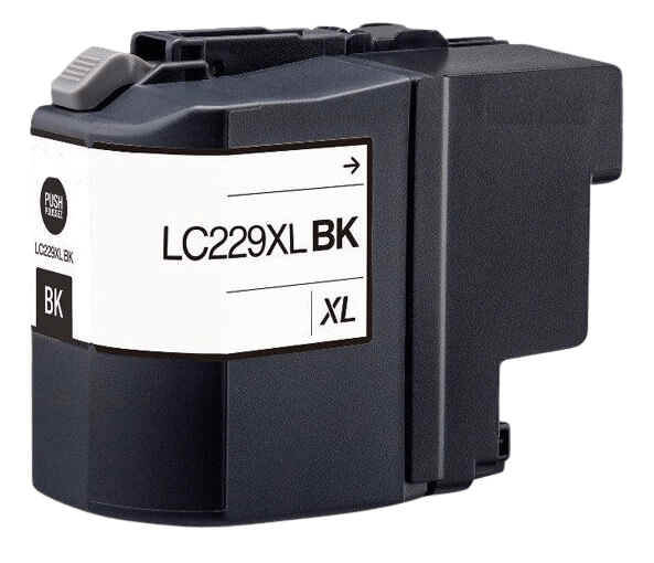 Brother LC229BK XL sort kompatibel blækpatron 58,6 ml. (LC-229BK)