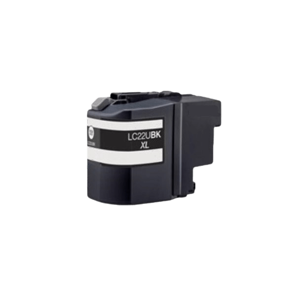 Brother LC22UBK sort kompatibel blækpatron 50 ml. (LC-22UBK)