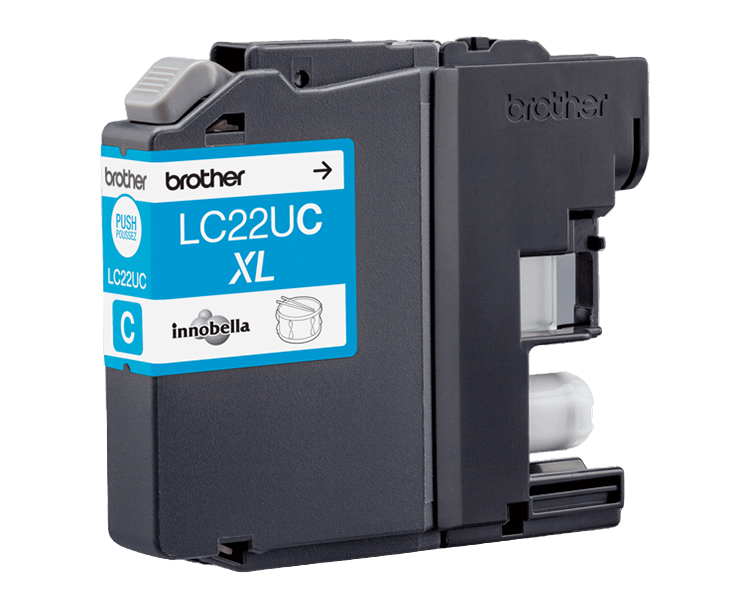 Brother LC22UC cyan original blækpatron 1200 sider (LC-22UC)