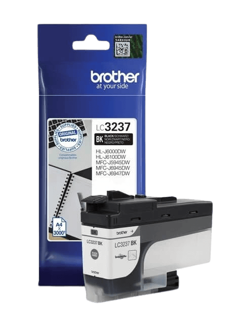 Brother LC3237BK sort original blækpatron 3000 sider (LC-3237BK)