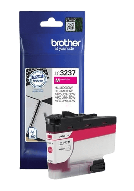 Brother LC3237M magenta original blækpatron 1500 sider (LC-3237M)