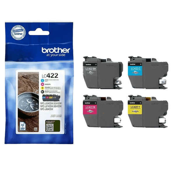 Brother LC422VALDR CMYK original multipack 2200 sider