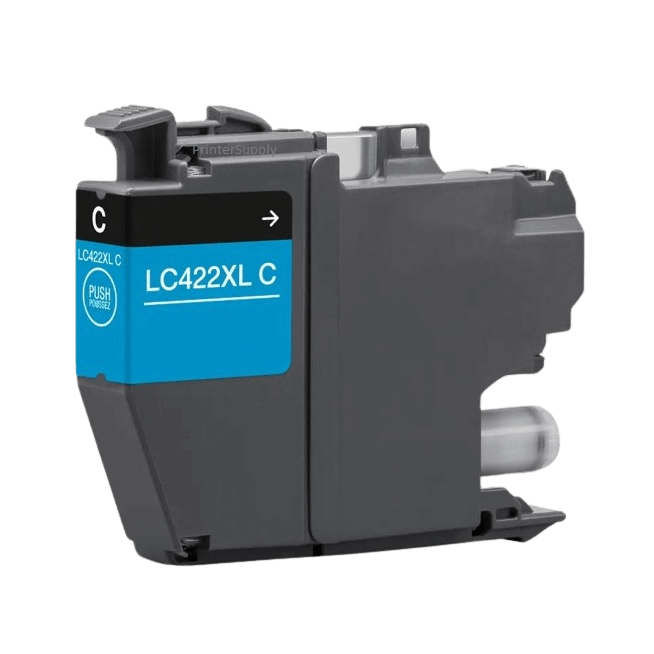 Brother LC422XLC cyan kompatibel blækpatron 1500 sider