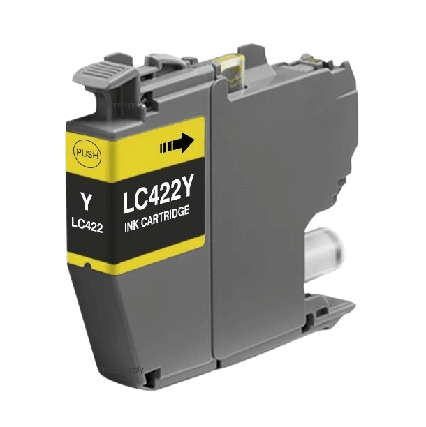 Brother LC422Y gul kompatibel blækpatron 550 sider
