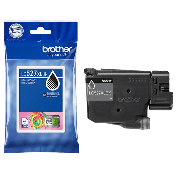 Brother LC527XLBK sort original blækpatron 3500 sider