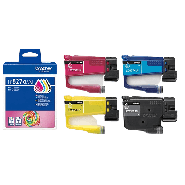 Brother LC527XLVAL CMYK original multipack 3500/2000 sider