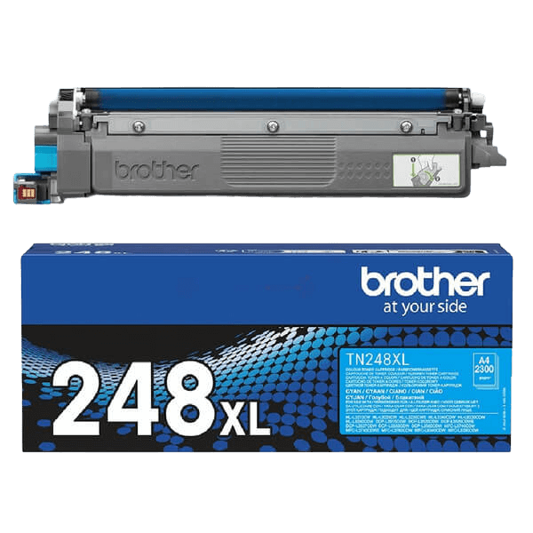 Brother TN248XLC cyan original toner 2300 sider