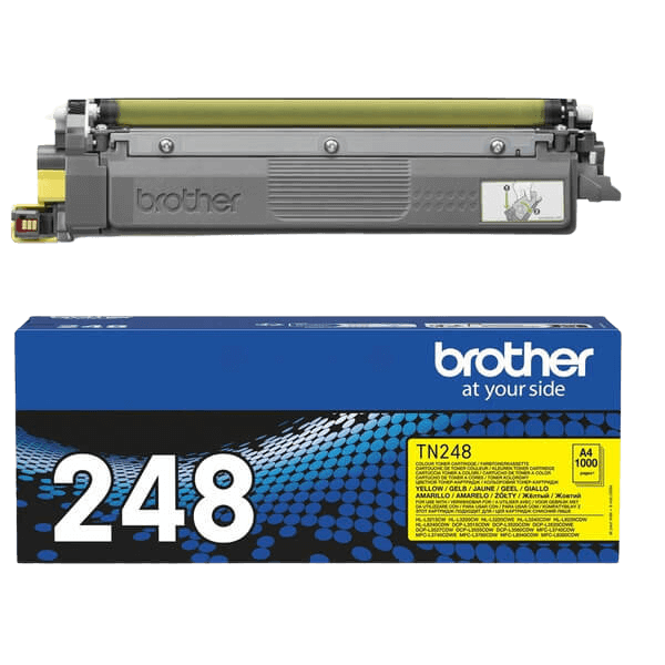 Brother TN248Y gul original toner 1000 sider