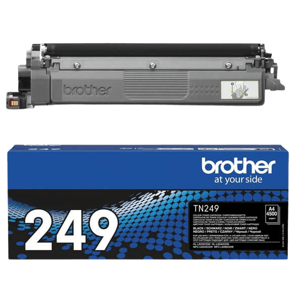 Brother TN249BK XXL sort original toner 4500 sider
