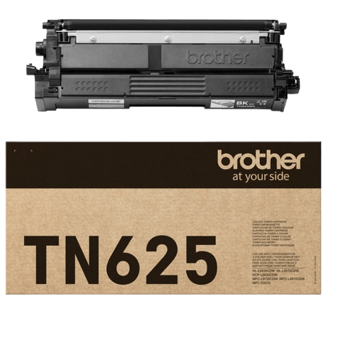 Brother TN625BK sort original toner 3000 sider
