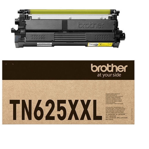 Brother TN625XXLY XXL gul original toner 6500 sider