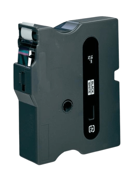 Brother TX241 18 mm x 15 m Sort tekst / Hvid tape kompatibel tape (TX-241)