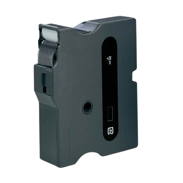 Brother TX451 24 mm x 15 m Sort tekst / Rød tape kompatibel tape (TX-451)