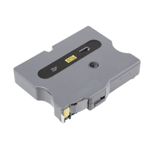 Brother TX631 12 mm x 15 m Sort tekst / Gul tape kompatibel tape (TX-631)