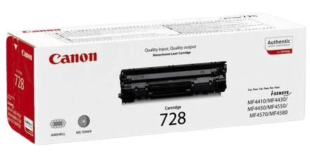 Canon 728 sort original toner 2100 sider (3500B002)
