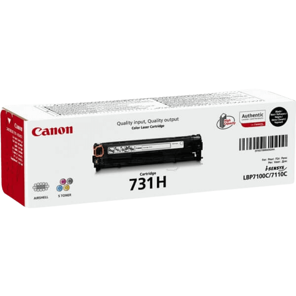 Canon 731H XL sort original toner 2400 sider (6273B002)