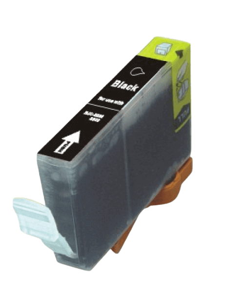 Canon BCI-6BK sort kompatibel blækpatron 15 ml. (4705A002)
