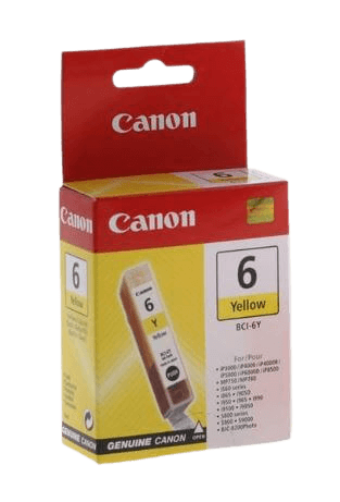 Canon BCI-6Y gul original blækpatron 13 ml. (4708A002)