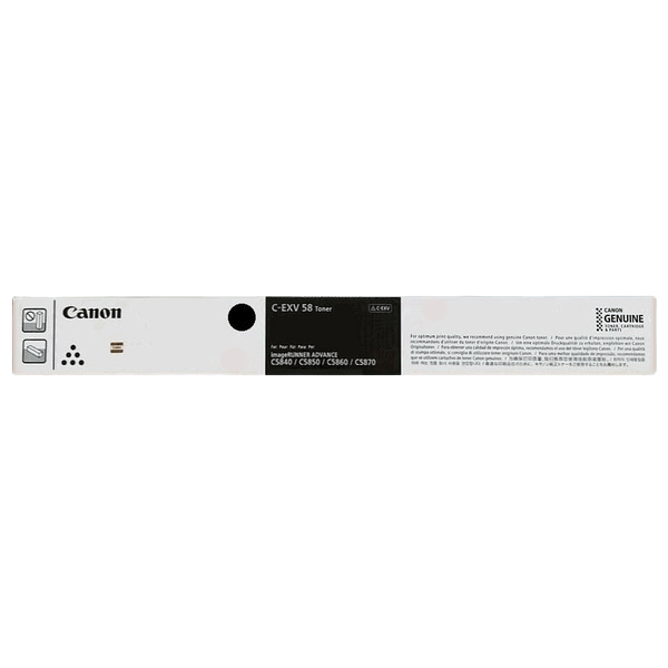 Canon C-EXV58 BK XL sort original toner 71000 sider (3763C002)