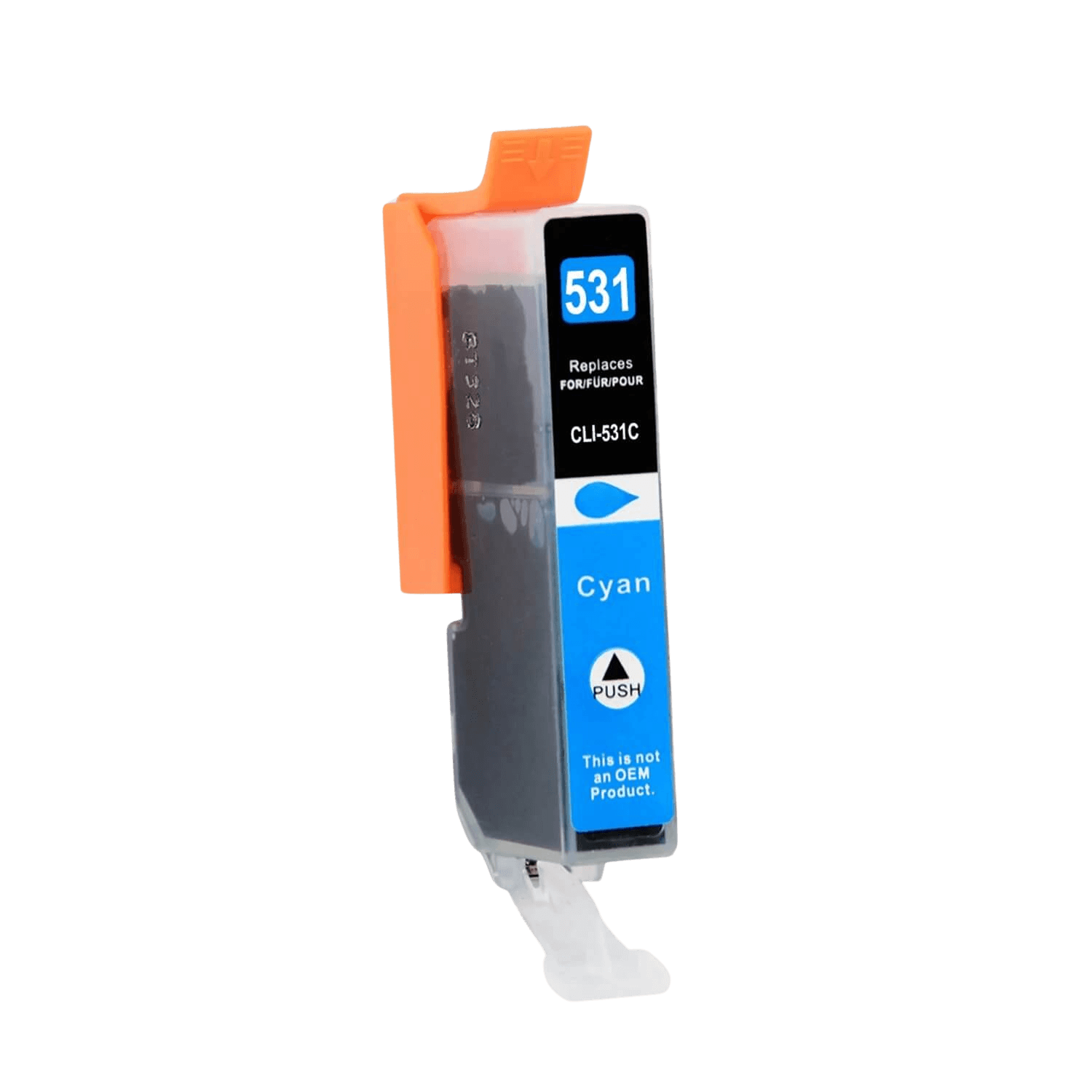 Canon CLI-531C cyan kompatibel blækpatron 12 ml. (6119C001)