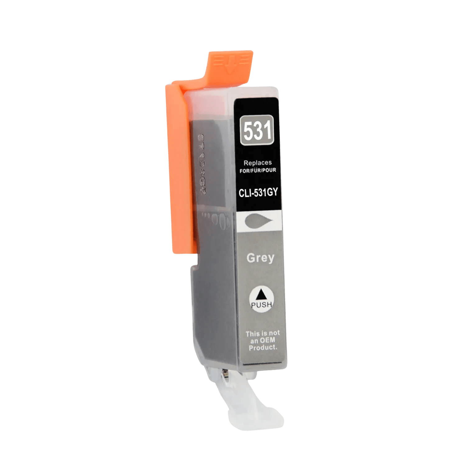 Canon CLI-531GY grå kompatibel blækpatron 12 ml. (6122C001)