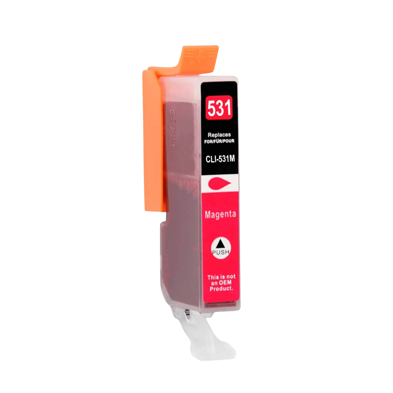 Canon CLI-531M magenta kompatibel blækpatron 12 ml. (6120C001)