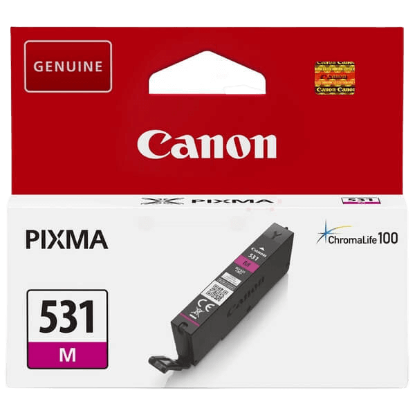 Canon CLI-531M magenta original blækpatron 8,2 ml. (6120C001)