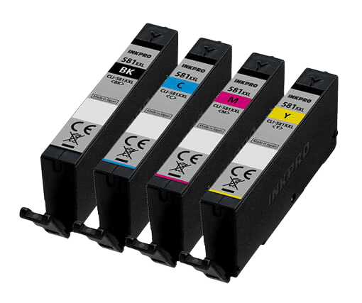 Canon CLI-581 XXL 4 stk. rabatpakke blækpatron 48 ml. - kompatibel