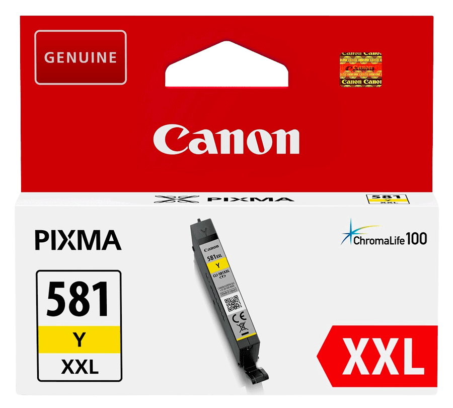 Canon CLI-581Y XXL gul original blækpatron 11 ml. (1997C001)