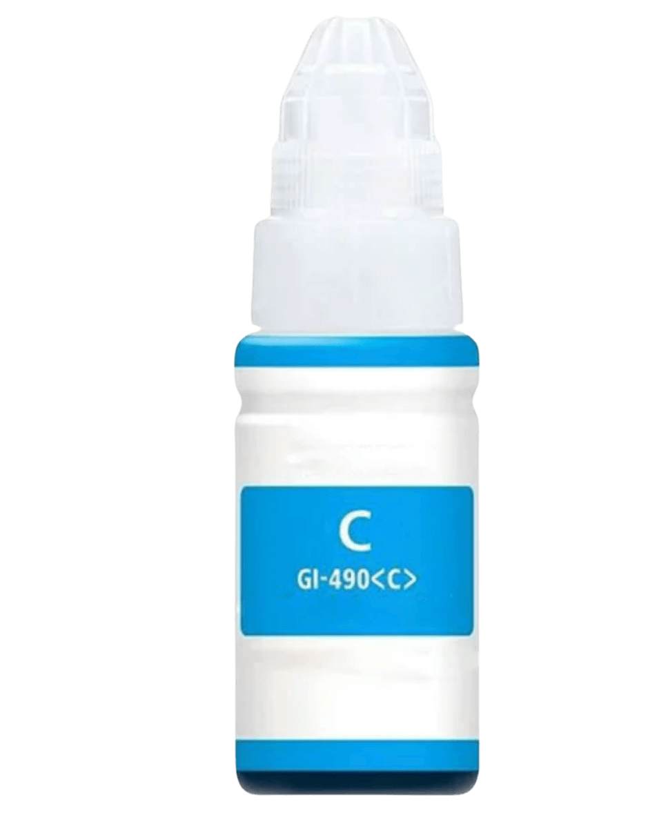 Canon GI-490C cyan kompatibel Blæk refill 100 ml. (0664C001)