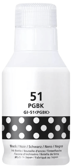 Canon GI-51PGBK pigment sort kompatibel Blæk refill 140 ml. (4529C001)