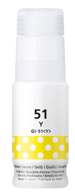 Canon GI-51Y gul kompatibel Blæk refill 70 ml. (4548C001)