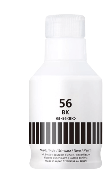 Canon GI-56BK sort kompatibel Blæk refill 170 ml. (4412C001)