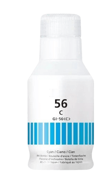 Canon GI-56C cyan kompatibel Blæk refill 135 ml. (4430C001)